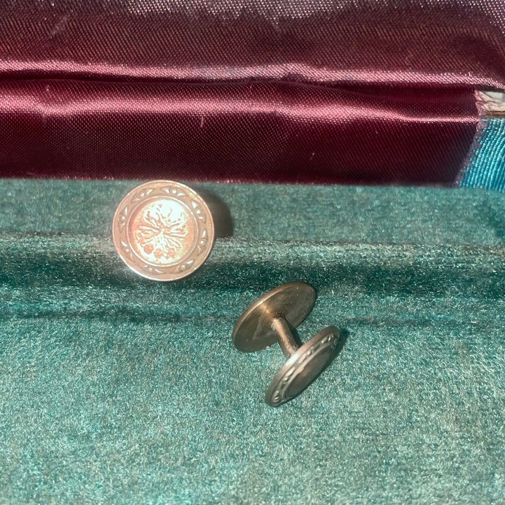Antique cuff links